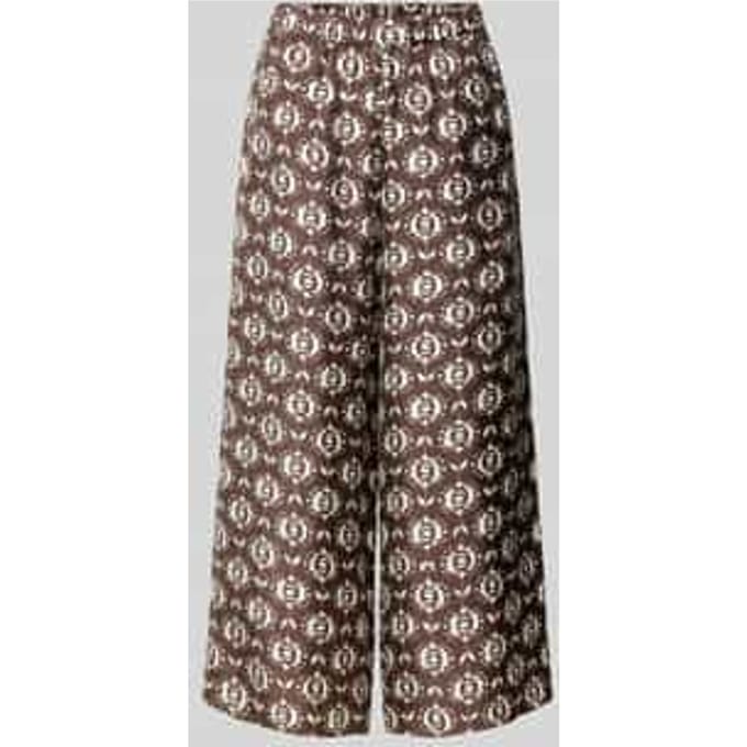 Stoffen broek van pure zijde, model 'TORTONA'
