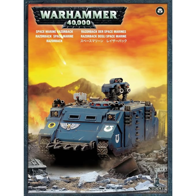 Figurine Games Workshop Warhammer 40k - Space Marine Rhino / Razorback