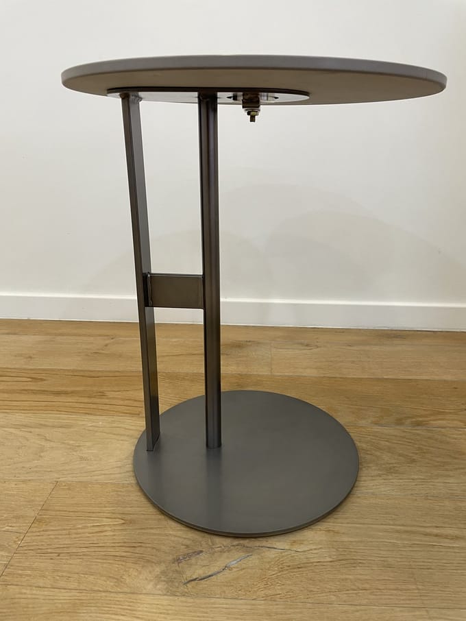 VLHOME keramiek bijzettafel grijs 45⌀ x 52H Luxe Modern