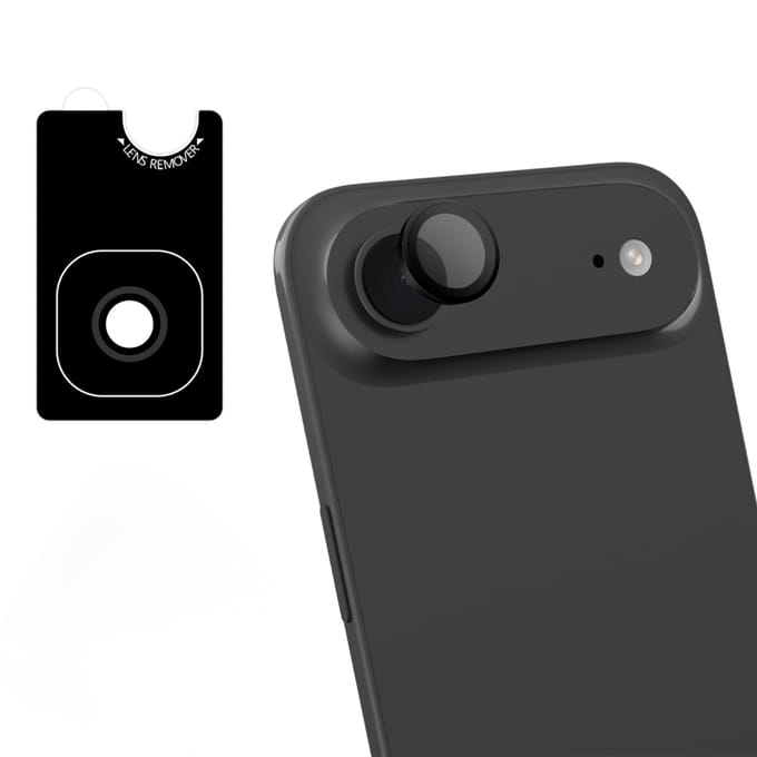 imoshion Camera Lens Protector - Geschikt voor iPhone 17 Air - 2 Pack - Zwart