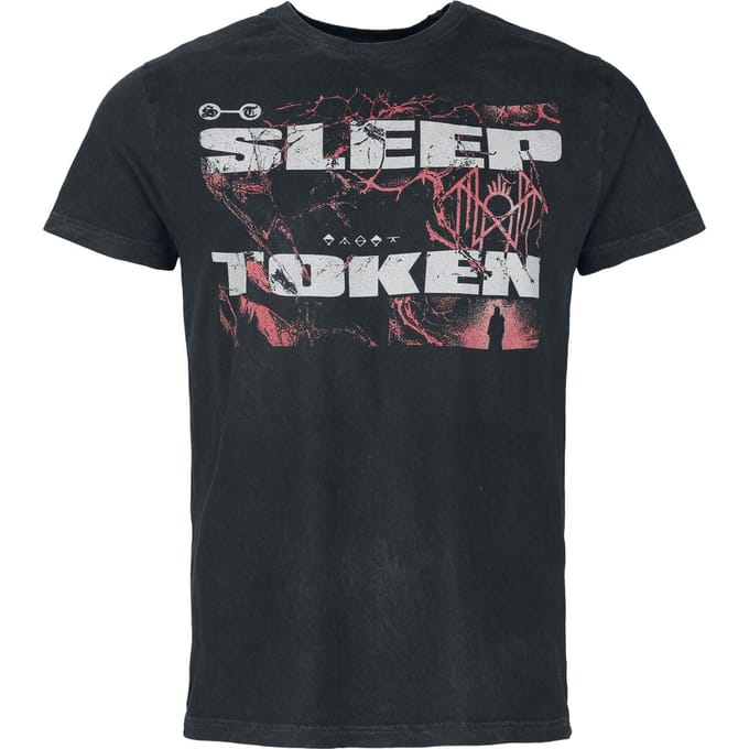 Sleep Token T-shirt - Texture - S tot XL - voor Mannen - zwart-grijs