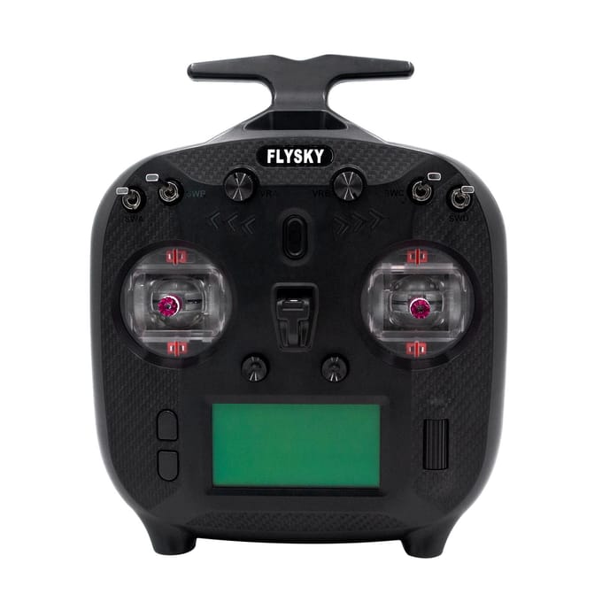 FLYSKY FS-ST8 RC-zender 2,4 GHz afstandsbediening ANT-protocol met FS-SR8-ontvanger 8CH 1000M zwart