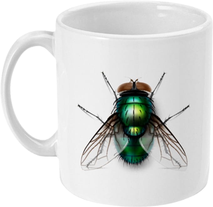 Geurfruit - Mok - Design - Insect - Vlieg - Vaatwasser - Magnetron