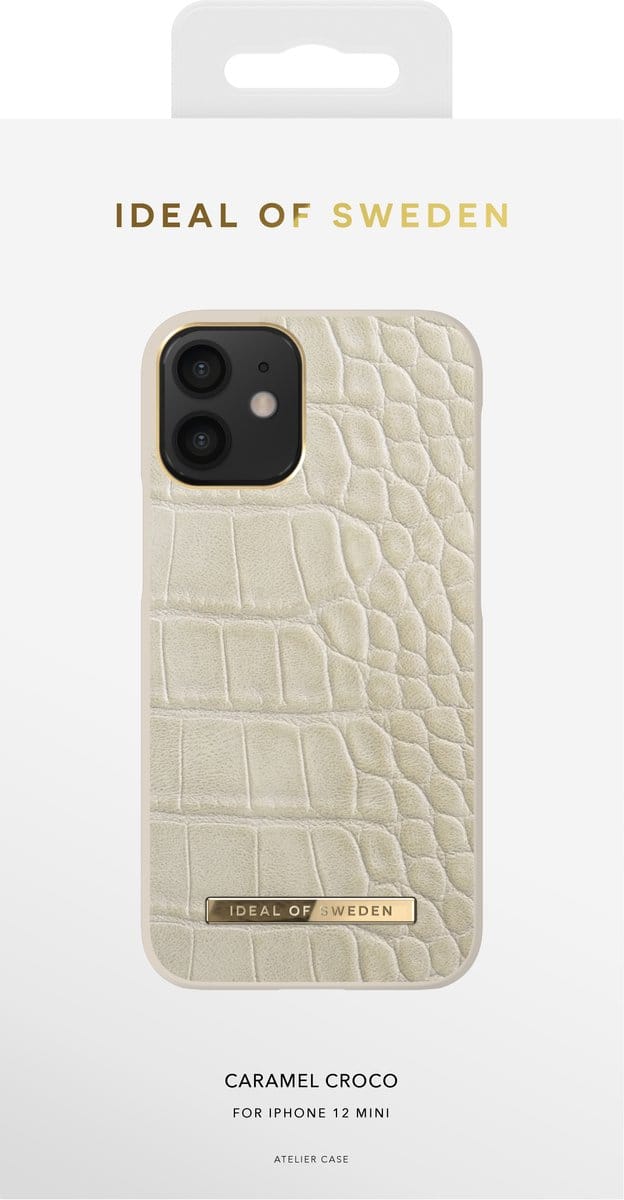iDeal of Sweden Atelier Case Introductory voor iPhone 12 Mini Caramel Croco