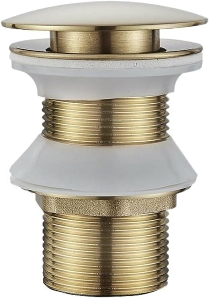 Afvoerplug - Wastafelstop Klik - Keuken Badkamer - Efficiënte Waterafvoer - Universele Maat - Chroom