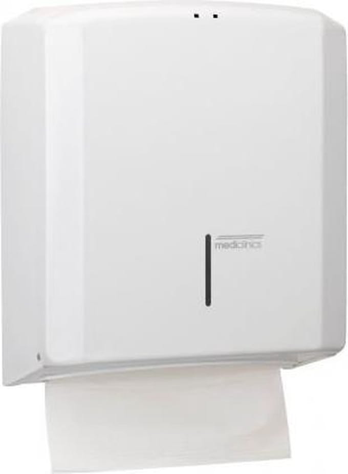 Mediclinics handdoek dispenser wit