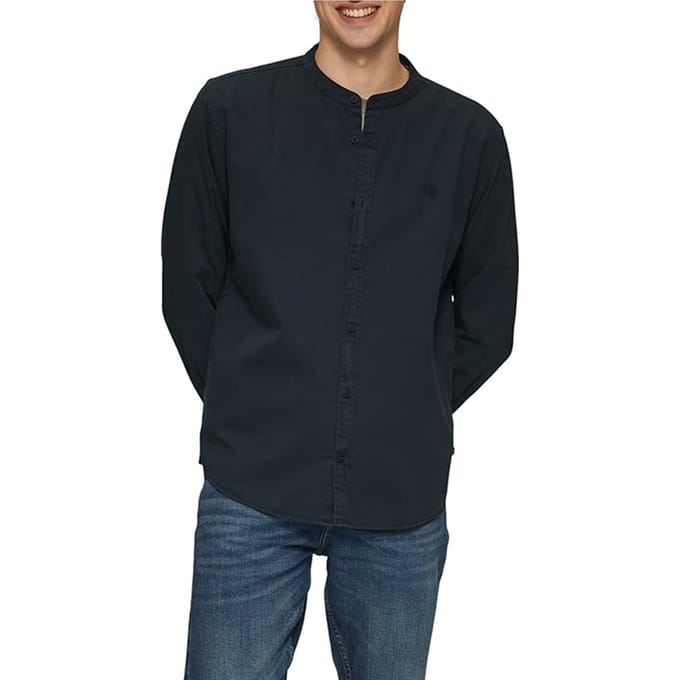 s.Oliver -qs Hemden Marine Größe: M | Casual hemden Outlet | Herren