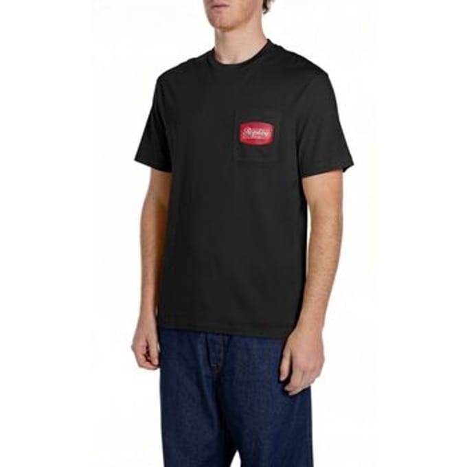 T-shirt Replay M3351.2660-098 BLACK