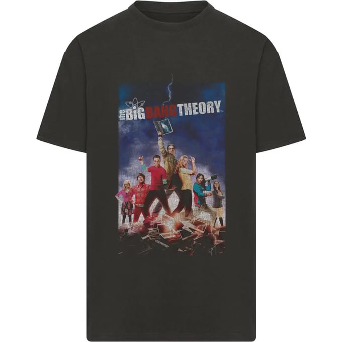 Oversized T-shirt Merchcode The Big Bang Theory Poster Heavy