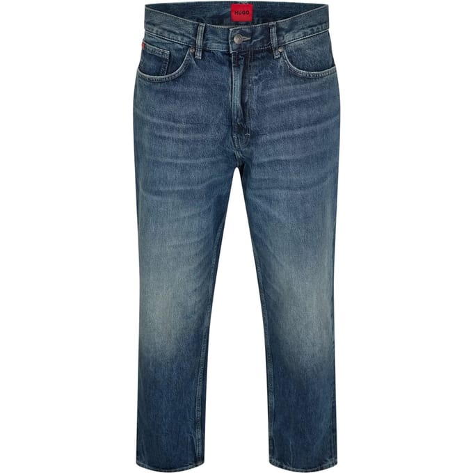 Hugo Herenjeans met vervaagde look (Marine)