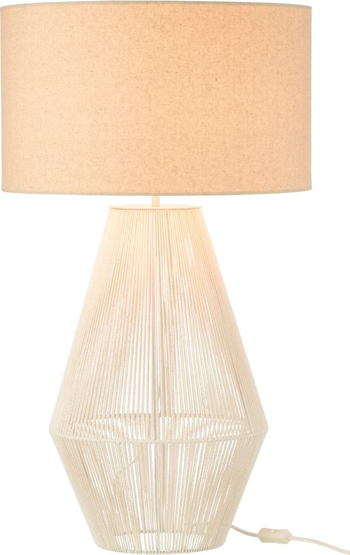 J-Line lamp Striing - metaal/papier - wit