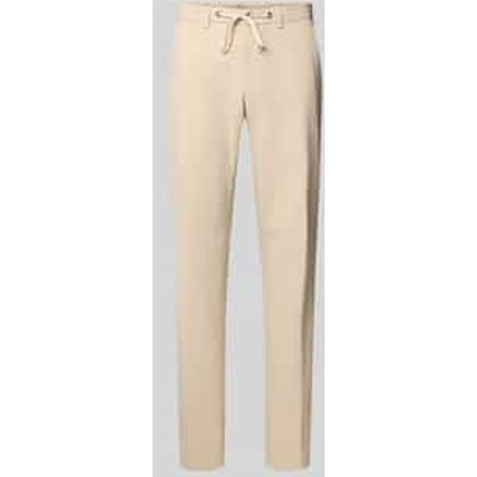 slim fit broek met trekkoord
