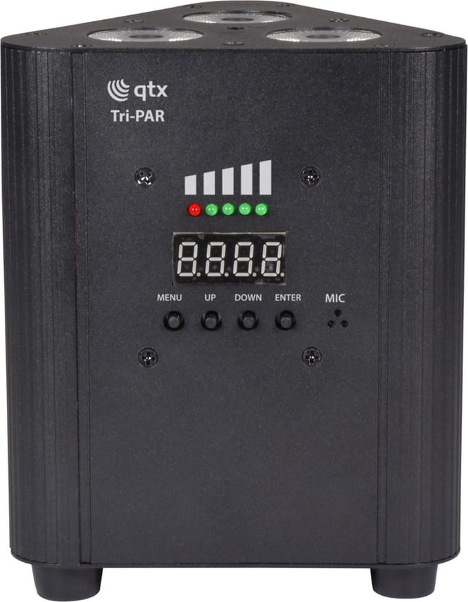 QTX Tri-PAR Oplaadbare drievoudige PAR uplighter