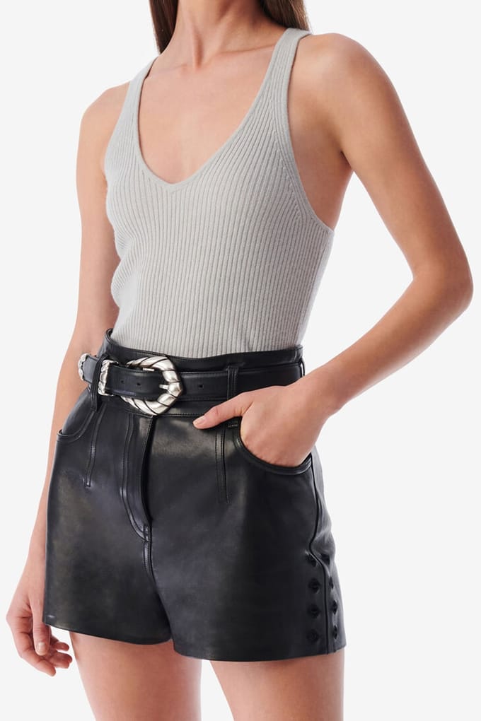 IRO Paris Dolma Pullover Grey Maat: S | Mouwloze Tops Outlet | Dames | Grijs