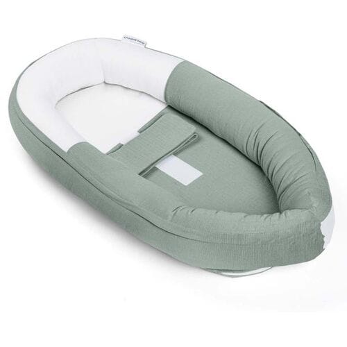 Doomoo Cocoon - Babynestje - Organisch Katoen - 74 x 46 cm - Tetra Jersey Green