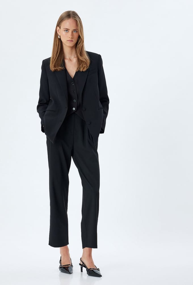 Normale taille Crop lengte (enkel) Broek