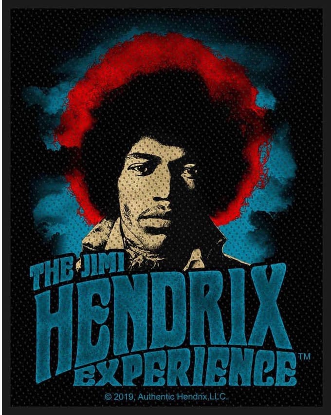 Jimi Hendrix - The Jimi Hendrix Experience Patch - Zwart