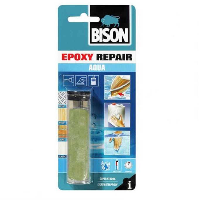 Bison Epoxy Repair Aqua - Waterdichte Epoxy - 56g