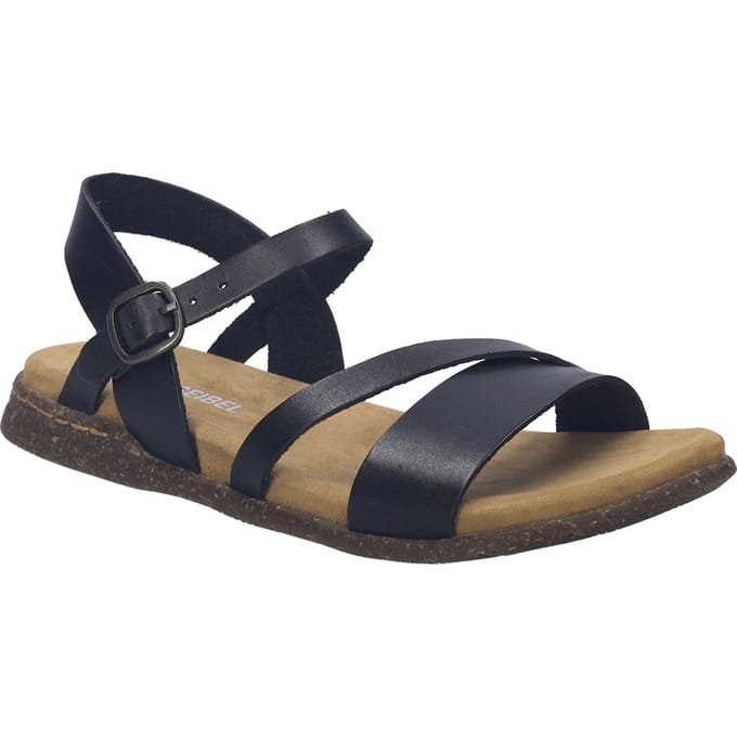 JOSEF SEIBEL Dames Sandaal Fabricia 02 in zwart