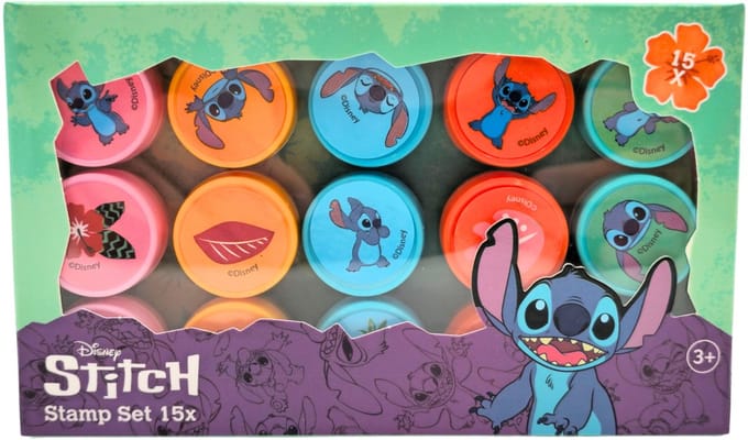 STITCH Stempel set met kinderklei - STAMP SET 15X (ST25347) - Lilo en Stitch