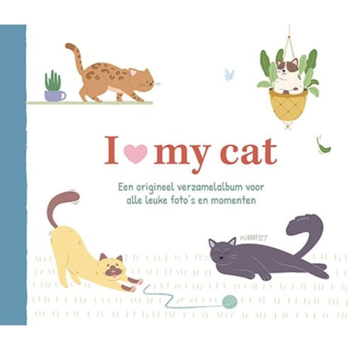 Deltas I love my cat album Invulboek