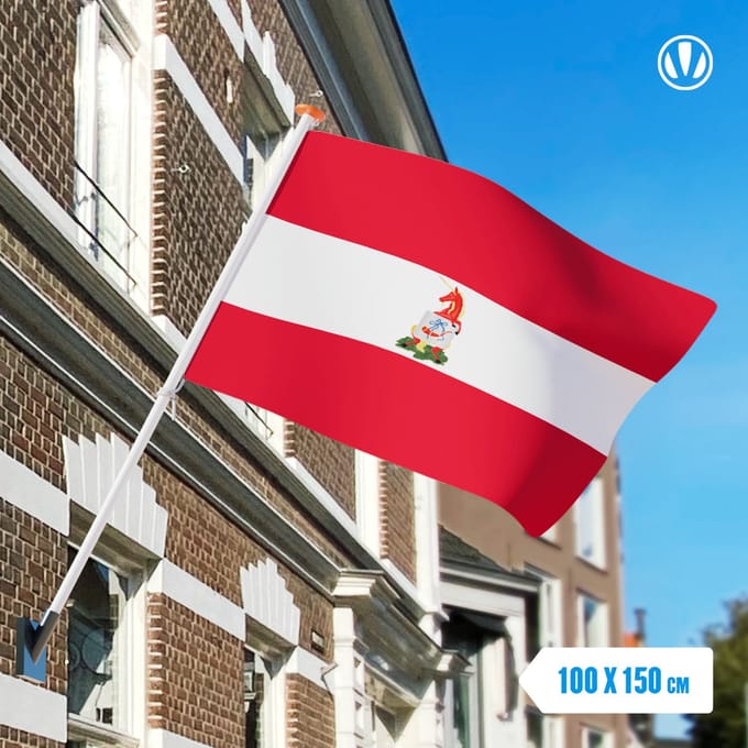Vlag Hoorn met Wapen 100x150cm