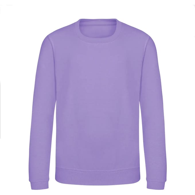 Just Hoods - AWDis Sweat Kinder - Digital Lavender maat 5/6 (S)