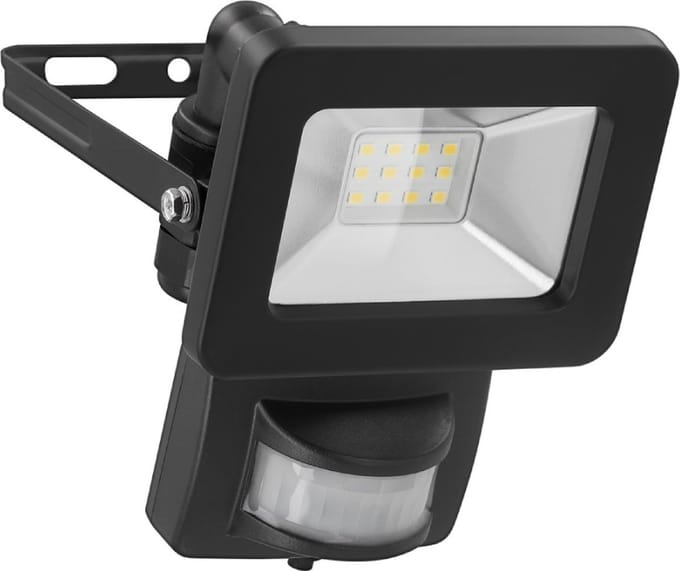Goobay LED-schijnwerper met bewegingssensor voor buiten - 10W / zwart