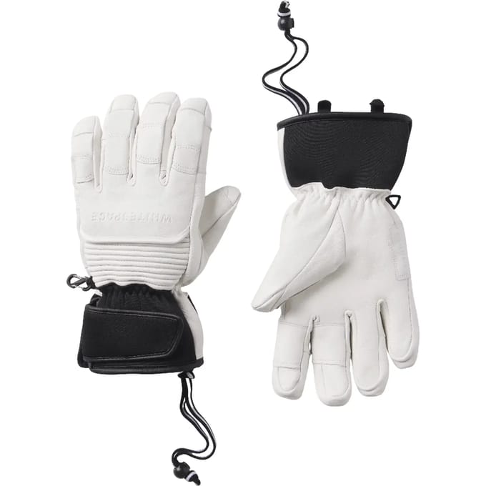 Leren skihandschoenen Whitespace