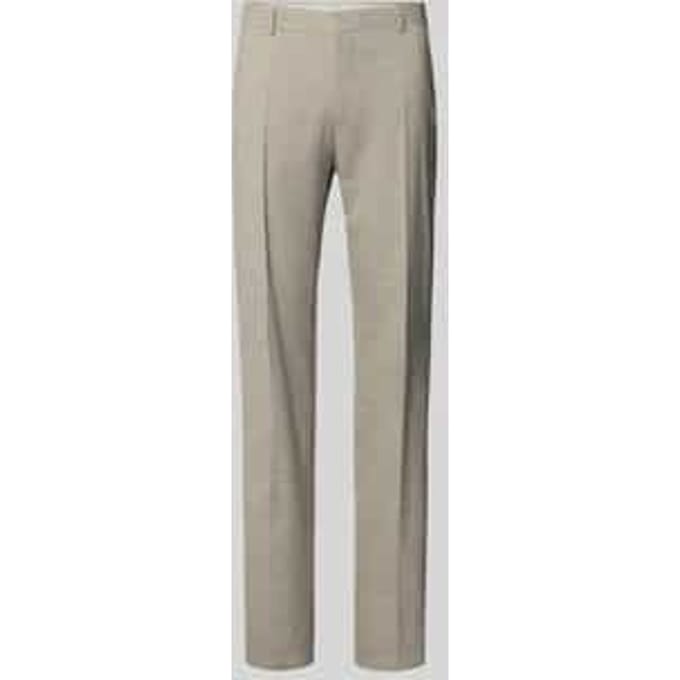 regular fit pantalon met scheerwol-aandeel model 'Leon'