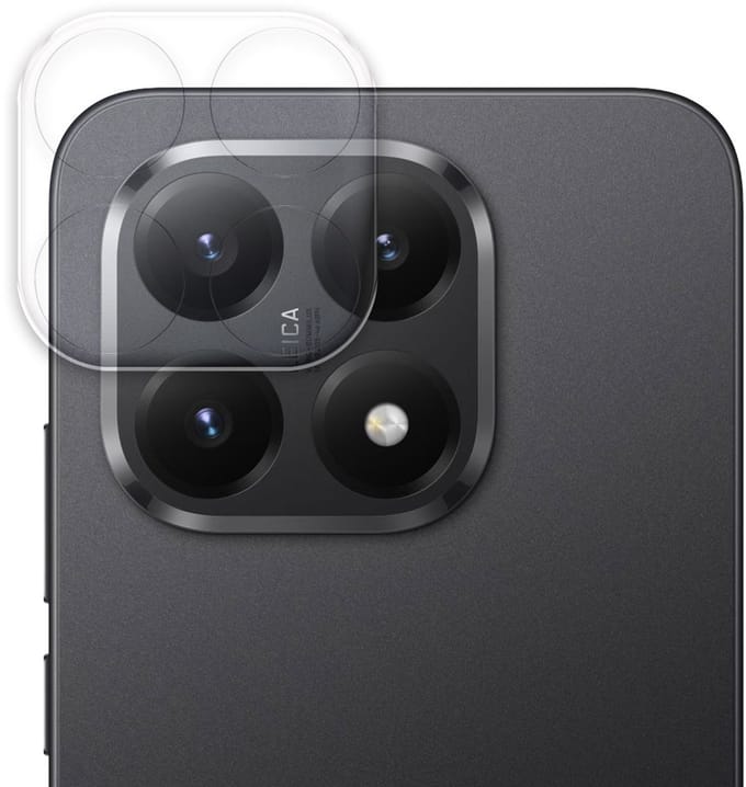Rosso Camera Protector Geschikt voor Xiaomi 15T - Lens Bescherming - Case Friendly - Ultra Dun Glas - Transparant