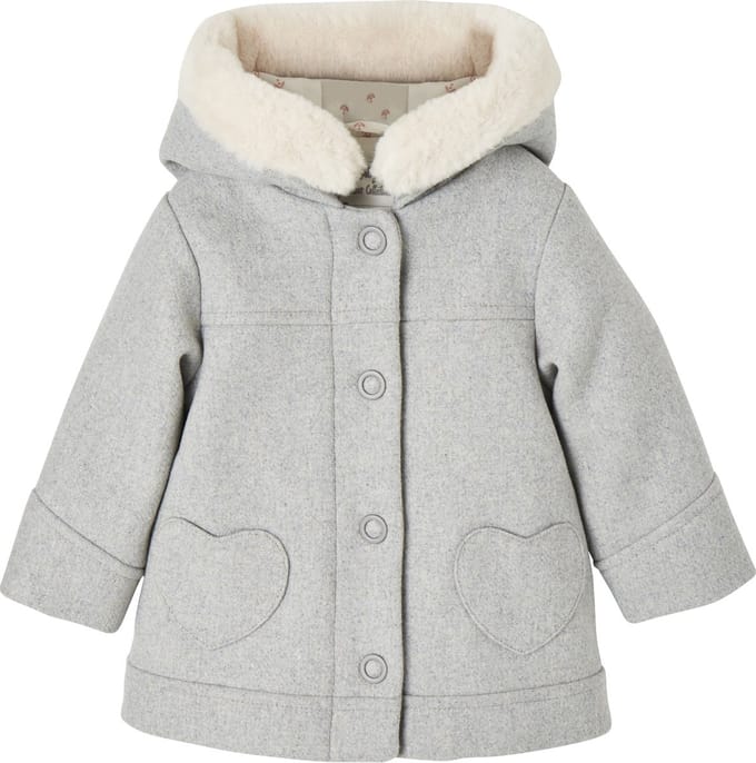 Vertbaudet Jas met capuchon baby meisje