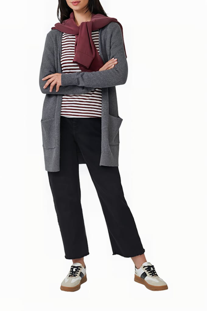 s.Oliver Strickwaren Grey/black Taglia: 44 | Giacche Outlet | Donna | Grigio