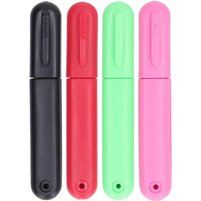 4 STUKS Garenknippers met Deksel Roestvrij Staal Rond DIY Naaien Mini Kleine Knippers Lichtgewicht Naaien green