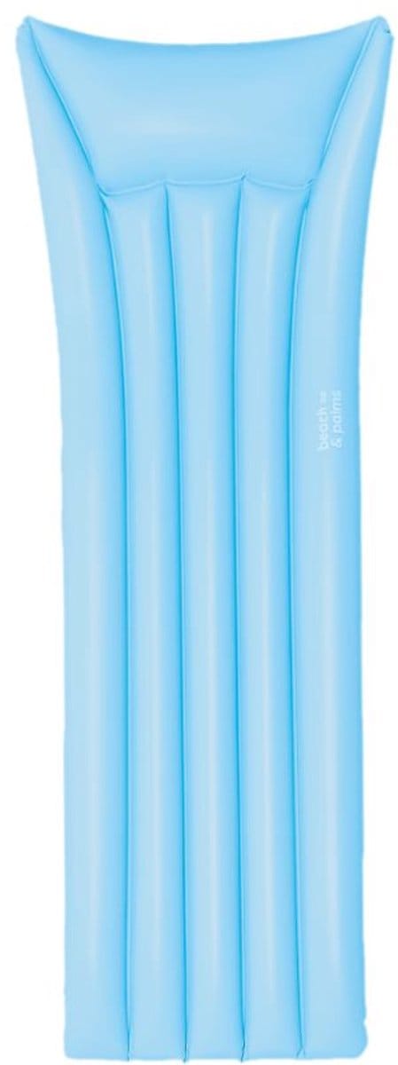 Beach & Palms - luchtbed - 177 x 67 x 19 cm - blauw - suntanner