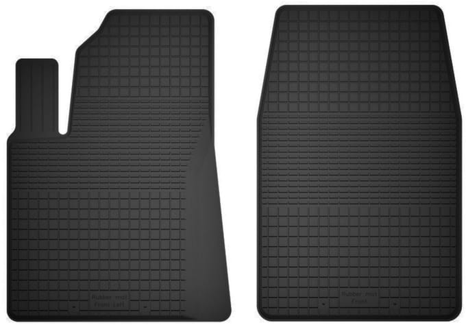 Wielganizator BasicProtect Serie - Auto Rubber Matten - Voor - Peugeot 207 - 2006-2012 - Antislip