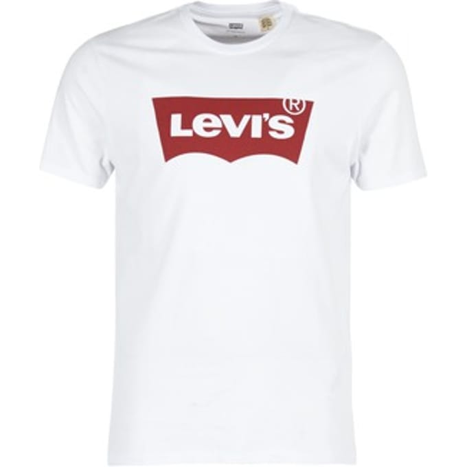 Levi's T-shirt Logo Wit - Maat S - Heren - Casual T-shirts