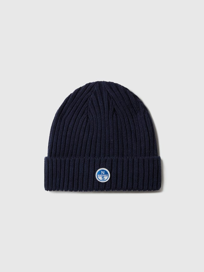 North Sails Muts Geribbeld breisel met fleece voering