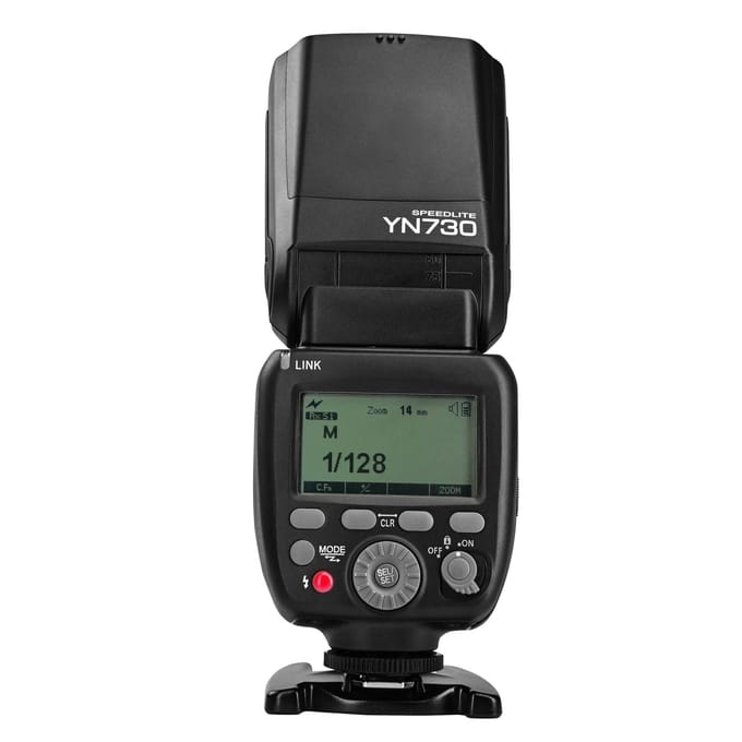 YONGNUO YN730 2.4G Draadloze camera Flash Master / Slave Speedlite GN60 HSS 1s Recycletijd met zwart