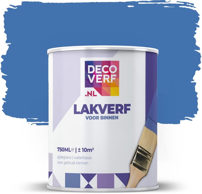 Decoverf lakverf warmblauw, 750ml