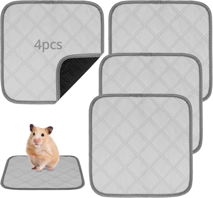 Famanu - Set van 4 plaspads 30x30 cm, wasbaar en antislip