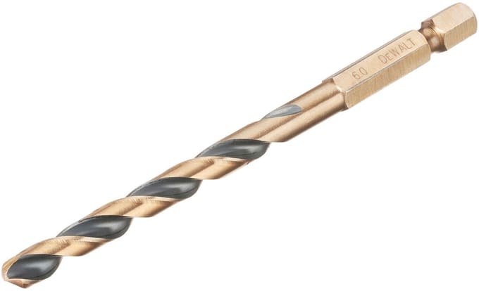 DEWALT DT20608-QZ DT20608-QZ HSS-G Metaal-spiraalboor 1 stuks 6 mm Gezamenlijke lengte 102 mm Corrosiebestendig Zeskant 1 stuk(s)