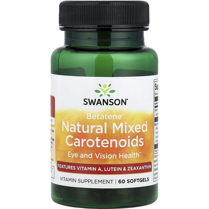 Betatene® Natuurlijke Gemengde Carotenoïden, 60 Softgels