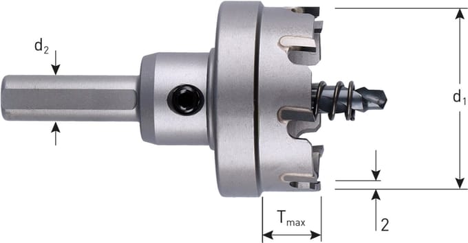 Rotec HM Gatfrees 'Easy', Tmax=12, ø32,0