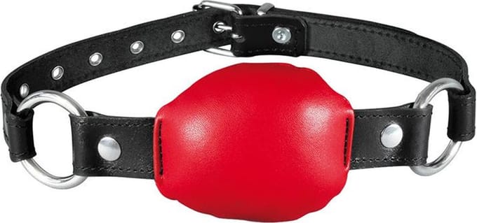 Kiotos Leather - Silence gag - Rood