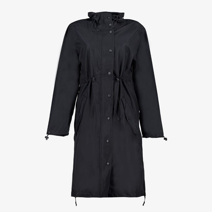 Mountain Peak 2 in 1 dames parka regenjas - Zwart - Maat M