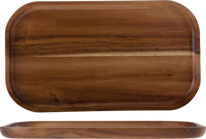Cosy&Trendy Presentatiebord - Acacia - Vierkant - 26 cm x 26 cm x 1.6 cm