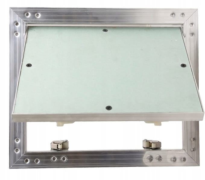 Toegangsluik 15x15 cm Aluminium met Gipsplaat