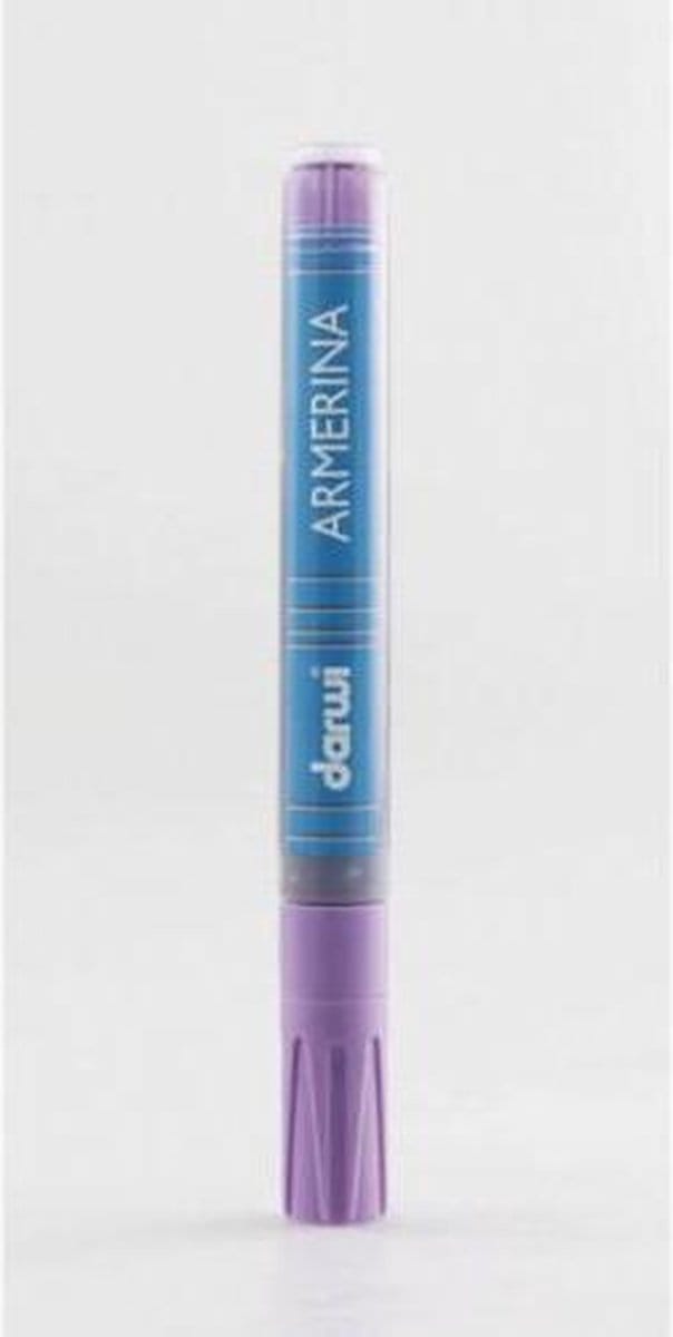 Darwi Porseleinverf Stift Violet 2 mm punddikte 6 ml