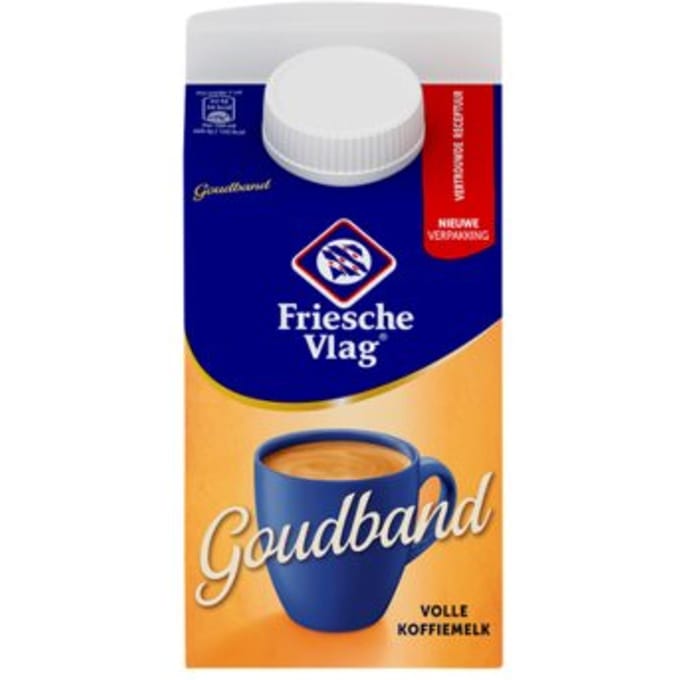 Koffiemelk friesche vlag goudband 455ml